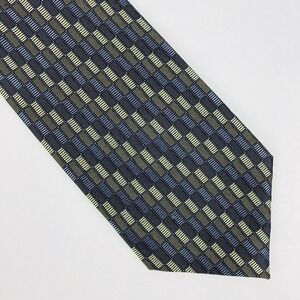 Bill Blass Black Label Men's Neck Tie 100% Silk Blue (T)